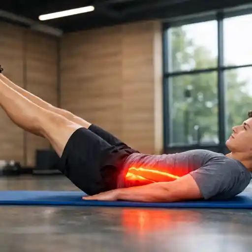 Releve de jambes au sol